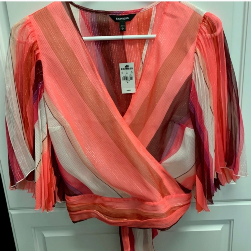 Express Women's Striped Top